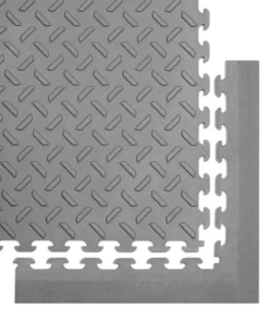 Husky 18.4 in. x 18.4 in. Gray Commercial PVC Garage Flooring Trim Kit -Deals Hand Tools Zone Store gray husky garage flooring tiles hdtkdg 4f 1000