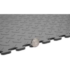 Husky 18.4 in. x 18.4 in. Gray PVC Garage Flooring Tile (6-Pack) -Deals Hand Tools Zone Store gray husky garage flooring tiles hdtrp6dg c3 1000
