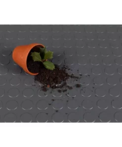 Husky Coin 10 ft. Wide x Your Choice Length Grey Commercial Grade Vinyl Flooring -Deals Hand Tools Zone Store grey husky garage flooring rolls hk70cn10x1sg 1f 1000