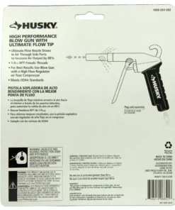 Husky High Performance Blow Gun with Ultimate Flow Tip -Deals Hand Tools Zone Store husky air blow guns 035 0018h 4f 1000