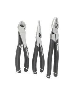 Husky High-Leverage Long Nose Pliers Set (3-Piece)