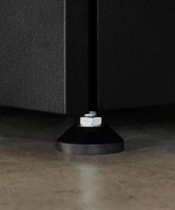 Husky Pro Duty Welded 20-Gauge Steel 2-Door Garage Base Cabinet in Black LINE-X (28 in. W x 33 in. H x 21.5 in. D) -Deals Hand Tools Zone Store husky black linex husky free standing cabinets htc1000001 lx 66 1000