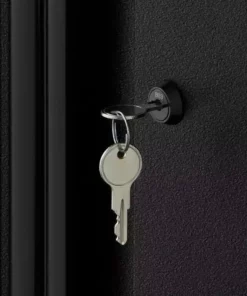 Husky Pro Duty Welded 20-Gauge Steel 2-Door Garage Base Cabinet in Black LINE-X (28 in. W x 33 in. H x 21.5 in. D) -Deals Hand Tools Zone Store husky black linex husky free standing cabinets htc1000001 lx a0 1000