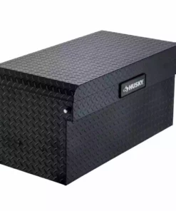Husky 40.8 in. Matte Black Aluminum Full Size Chest Truck Tool Box