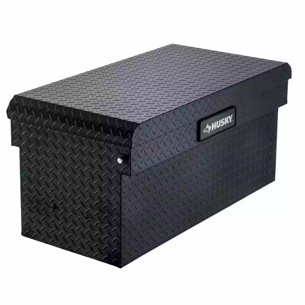 Husky 40.8 in. Matte Black Aluminum Full Size Chest Truck Tool Box 3 Husky 40.8 in. Matte Black Aluminum Full Size Chest Truck Tool Box