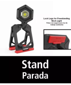 Husky 1500-Lumens Rechargeable Clamp LED Work Light -Deals Hand Tools Zone Store husky clamp lights cl1500hd 76 1000