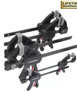 Husky Trigger Clamp Set (6-Piece) -Deals Hand Tools Zone Store husky clamp sets 90644 77 1000