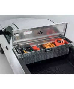 Husky 71.36 in. Diamond Plate Aluminum Full Size Crossbed Truck Tool Box -Deals Hand Tools Zone Store husky crossover truck tool boxes 102100 9 01 fa 1000