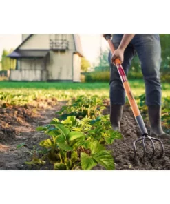 Husky 51 in. L Wood Handle 4-Tine Cultivator -Deals Hand Tools Zone Store husky cultivators 77815 944 44 1000