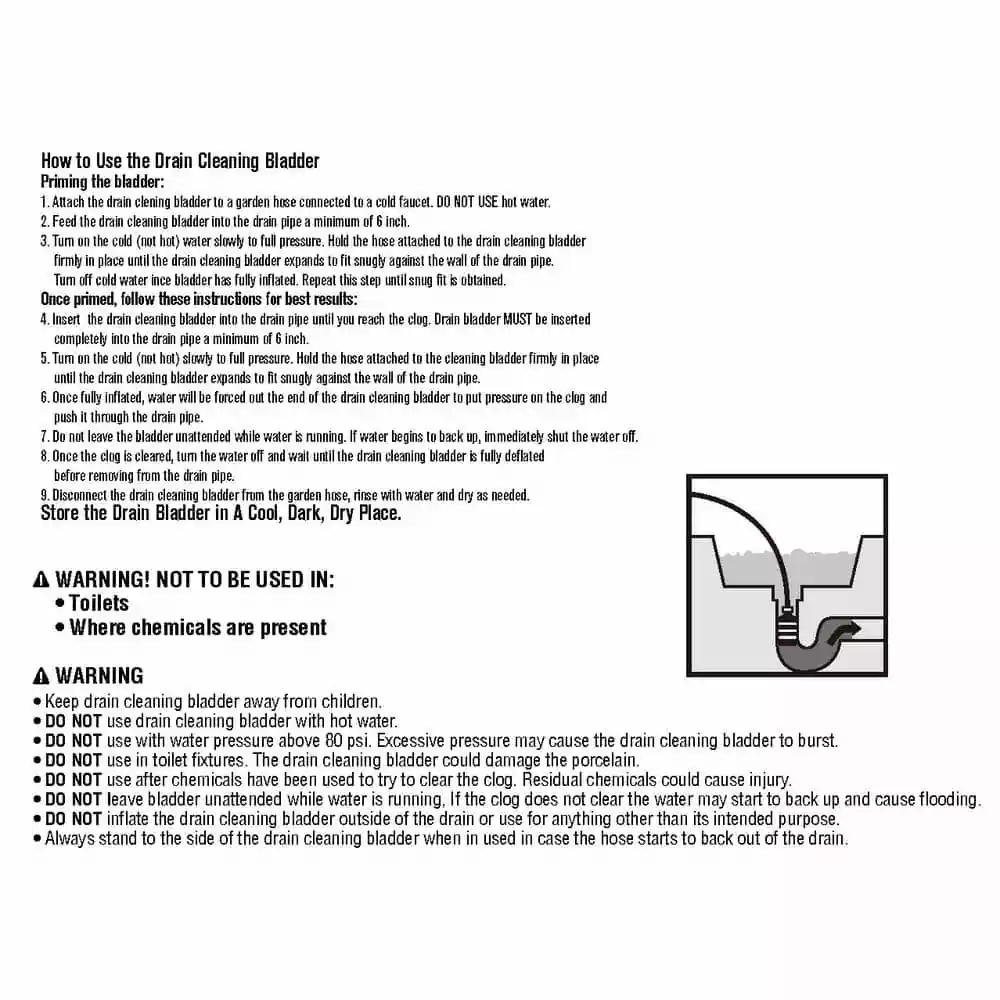 Husky Small Drain Bladder 7 Husky Small Drain Bladder - Image 5