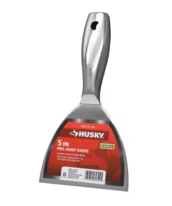 Husky Professional 5 in. Stainless Steel Joint Knife with 1-Piece Handle
