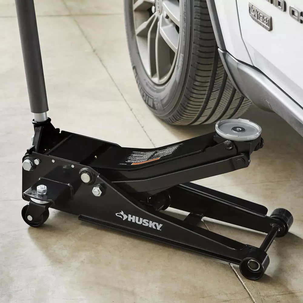 Husky 3-Ton Low Profile Floor Jack with Quick Lift 4 Husky 3-Ton Low Profile Floor Jack with Quick Lift - Image 3