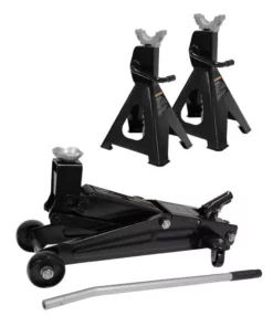 Husky 3-Ton Light Duty Truck Jack and Jack Stand Pair