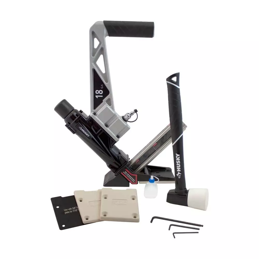 Husky Pneumatic 18-Gauge 1-3/4 in. L-Cleat Flooring Nailer 5 Husky Pneumatic 18-Gauge 1-3/4 in. L-Cleat Flooring Nailer - Image 3