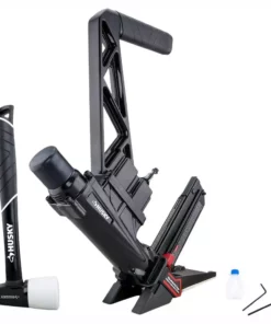 Husky Pneumatic 3-in-1 15.5-Gauge and 16-Gauge 2 in. Flooring Nailer and Stapler with Quick Jam Release