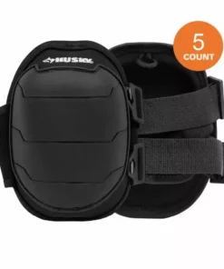 Husky Foam Hard Cap Work Knee Pad (5-Pack)