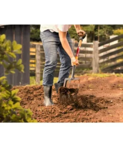 Husky 28 in. D-Grip Short Wood Handle 4-Tine Spading Garden Fork -Deals Hand Tools Zone Store husky garden forks 77118 950 1f 1000