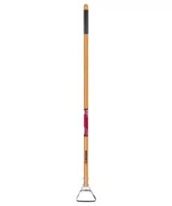 Husky 54 in. L Wood Handle Action Hoe with Grip