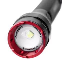 Husky 1500 Lumens Dual-Power Focusing LED Rechargeable Flashlight 3 Modes with USB Port and Rechargeable Battery -Deals Hand Tools Zone Store husky handheld flashlights hsky1500dpfl 1f 1000