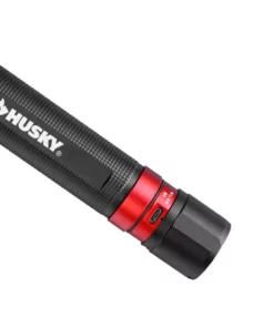 Husky 1500 Lumens Dual-Power Focusing LED Rechargeable Flashlight 3 Modes with USB Port and Rechargeable Battery -Deals Hand Tools Zone Store husky handheld flashlights hsky1500dpfl 4f 1000