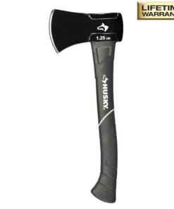 Husky 1-1/4 lb. Premium Camp Axe with 14 in. Fiberglass Handle