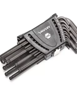 Husky SAE/Metric Ball End Hex Key Set (26-Piece) -Deals Hand Tools Zone Store husky hex key sets hbehksm26pc fa 1000