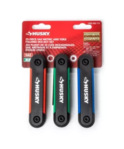 Husky SAE/Metric Folding Hex Key Set With Bonus Torx Set (3-Piece) 16 Husky SAE/Metric Folding Hex Key Set With Bonus Torx Set (3-Piece) -Deals Hand Tools Zone Store husky hex key sets hfhk3pcset 1f 1000