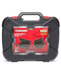 Husky 1/2 in. Drive SAE/Metric Impact Socket Set (64-Piece) -Deals Hand Tools Zone Store husky impact socket sets h64imps c3 1000