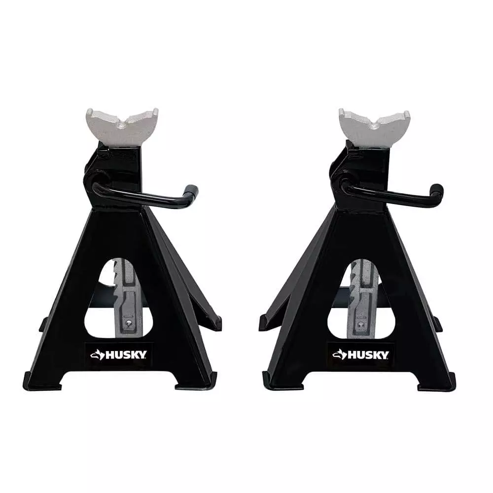 Husky 6-Ton Extended Reach Heavy-Duty Steel Jack Stands 3 Husky 6-Ton Extended Reach Heavy-Duty Steel Jack Stands