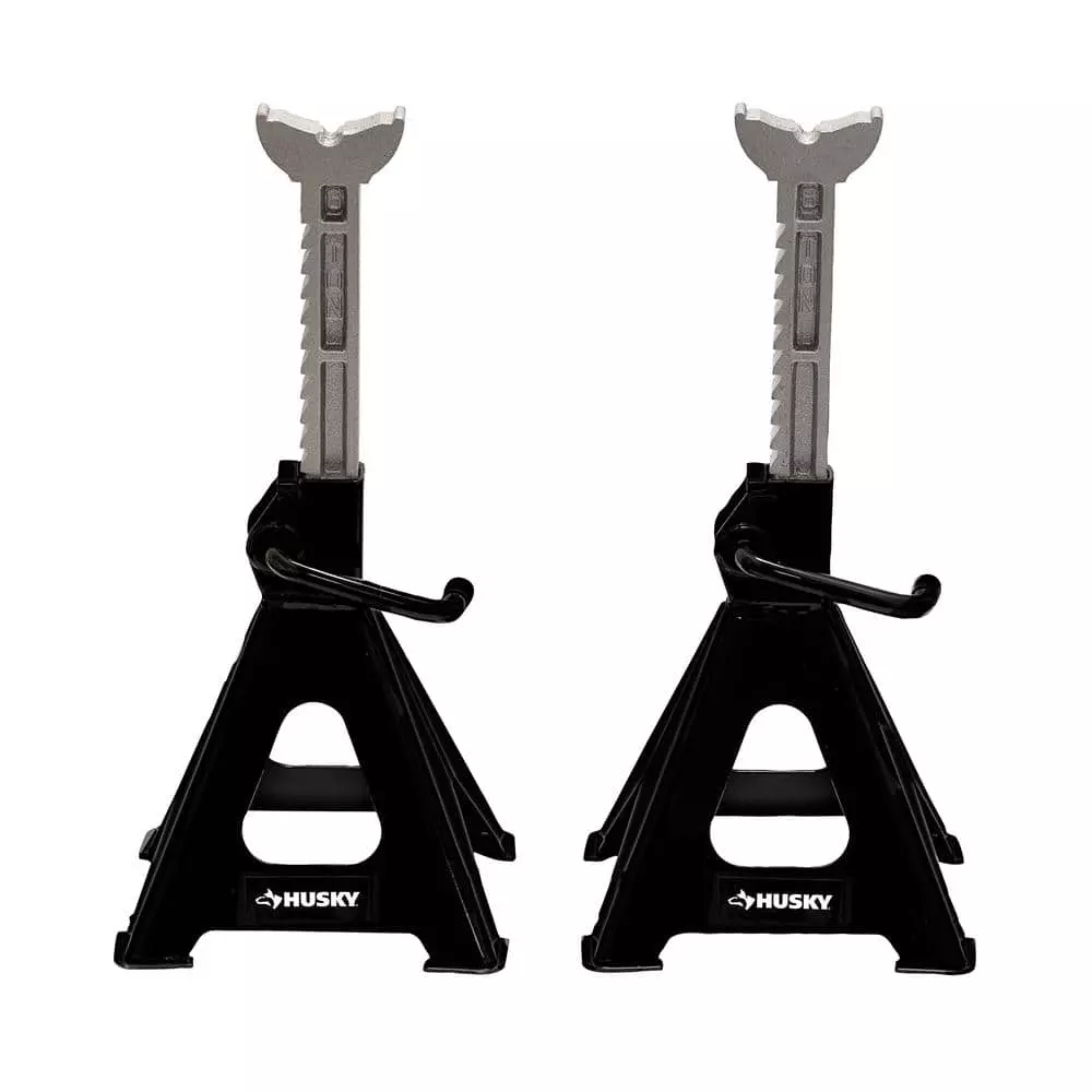 Husky 6-Ton Extended Reach Heavy-Duty Steel Jack Stands 6 Husky 6-Ton Extended Reach Heavy-Duty Steel Jack Stands - Image 4
