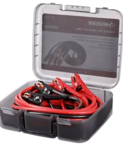 Husky 20 ft. 4-Gauge UL Booster Cable -Deals Hand Tools Zone Store husky jumper cables 0160420 ul1 40 1000 2