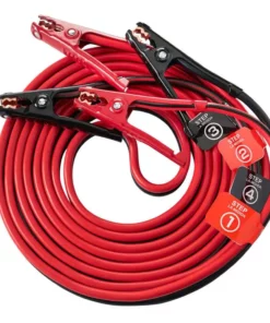 Husky 20 ft. 4-Gauge Booster Cables -Deals Hand Tools Zone Store husky jumper cables 0160420 ul1 44 1000