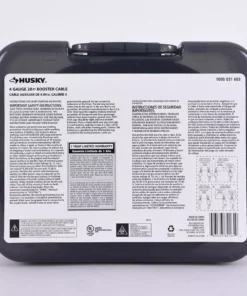 Husky 20 ft. 4-Gauge UL Booster Cable -Deals Hand Tools Zone Store husky jumper cables 0160420 ul1 66 1000