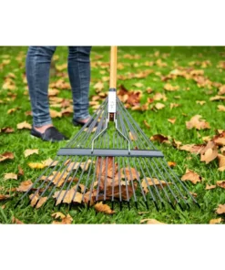 Husky 53 in. Long Wood Handle 22 in. Steel Leaf Rake 11 Husky 53 in. Long Wood Handle 22 in. Steel Leaf Rake -Deals Hand Tools Zone Store husky leaf rakes 77844 950 44 1000