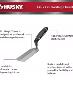 Husky 6 in. x 2 in. Pro Margin Trowel -Deals Hand Tools Zone Store husky margin trowels 57506 c3 1000