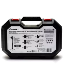 Husky 3/8 in. Drive 100-Position Universal SAE and Metric Mechanics Tool Set (60-Piece) -Deals Hand Tools Zone Store husky mechanics tool sets h10060mtsrm 44 1000