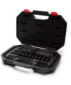 Husky 3/8 in. Drive 100-Position Universal SAE and Metric Mechanics Tool Set (60-Piece)