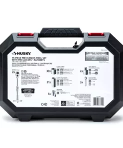 Husky 144-Position 1/4 in. and 3/8 in. Drive Mechanics Tool Set (75-Piece) -Deals Hand Tools Zone Store husky mechanics tool sets h14475mts 06 44 1000