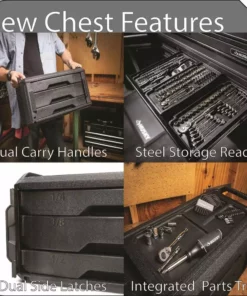 Husky Mechanics Tool Set (235-Piece) -Deals Hand Tools Zone Store husky mechanics tool sets h235mtschest 31 1000