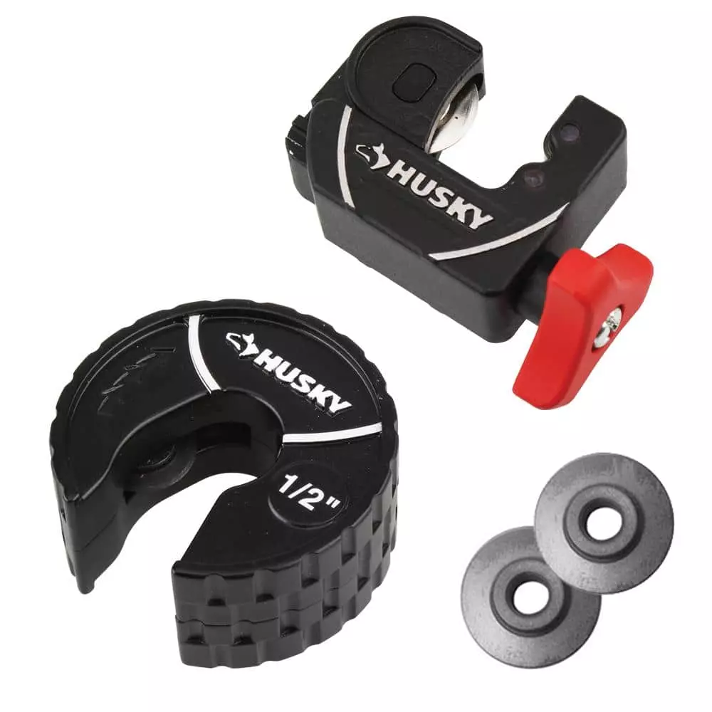 Husky 1/2 in. Auto Tube Cutter and 5/8 in. Junior Tube Cutter With Replacement Cutting Wheels Bundle 3 Husky 1/2 in. Auto Tube Cutter and 5/8 in. Junior Tube Cutter With Replacement Cutting Wheels Bundle