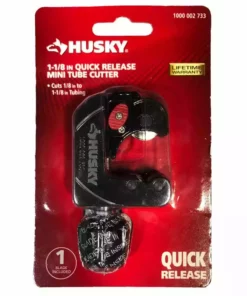 Husky 1-1/8 in. Quick-Release Mini Tube Cutter -Deals Hand Tools Zone Store husky pipe cutters 80 784 111 44 1000