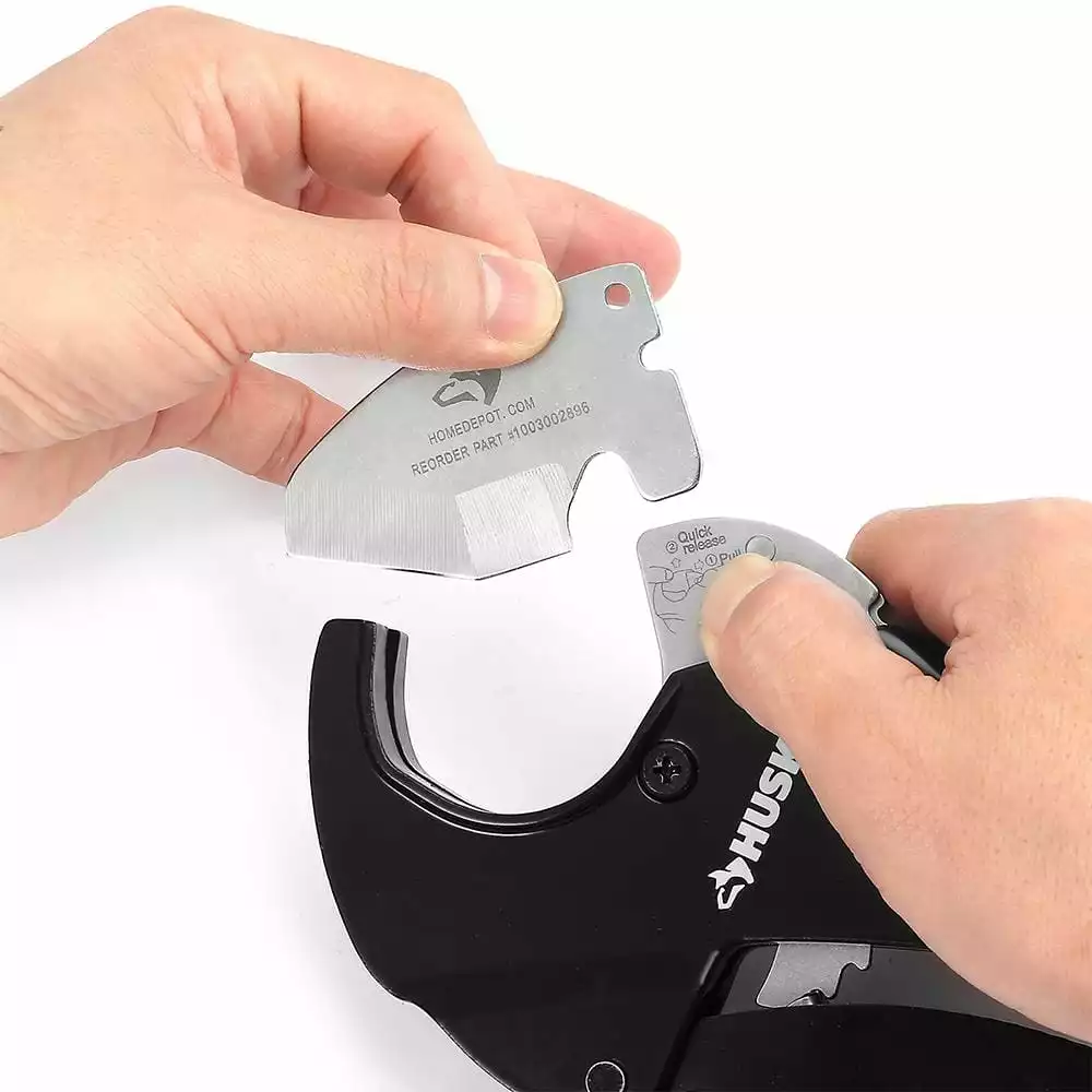 Husky 1-1/4 in. and 2 in. Ratcheting PVC Cutter Set 7 Husky 1-1/4 in. and 2 in. Ratcheting PVC Cutter Set - Image 5