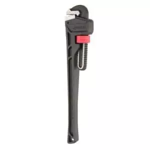 Husky 18 in. Heavy-Duty Cast Iron Pipe Wrench with 2 in. Jaw Capacity 3 Husky 18 in. Heavy-Duty Cast Iron Pipe Wrench with 2 in. Jaw Capacity
