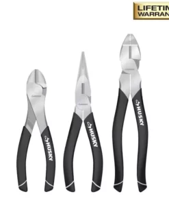 Husky High-Leverage Pliers Set (3-Piece)
