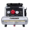 Husky 1 Gal. Portable Electric-Powered Silent Air Compressor -Deals Hand Tools Zone Store husky portable air compressors 3300113 64 1000