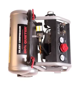 Husky 4.5 Gal. Portable Electric-Powered Silent Air Compressor -Deals Hand Tools Zone Store husky portable air compressors 3320445 77 1000