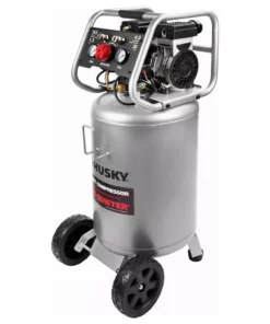 Husky 20 Gal. Vertical Electric-Powered Silent Air Compressor -Deals Hand Tools Zone Store husky portable air compressors 3332013 40 1000