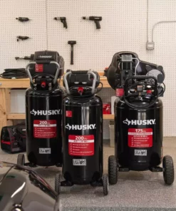 Husky 20 Gal. 200 PSI Oil Free Portable Vertical Electric Air Compressor -Deals Hand Tools Zone Store husky portable air compressors c202h fa 1000