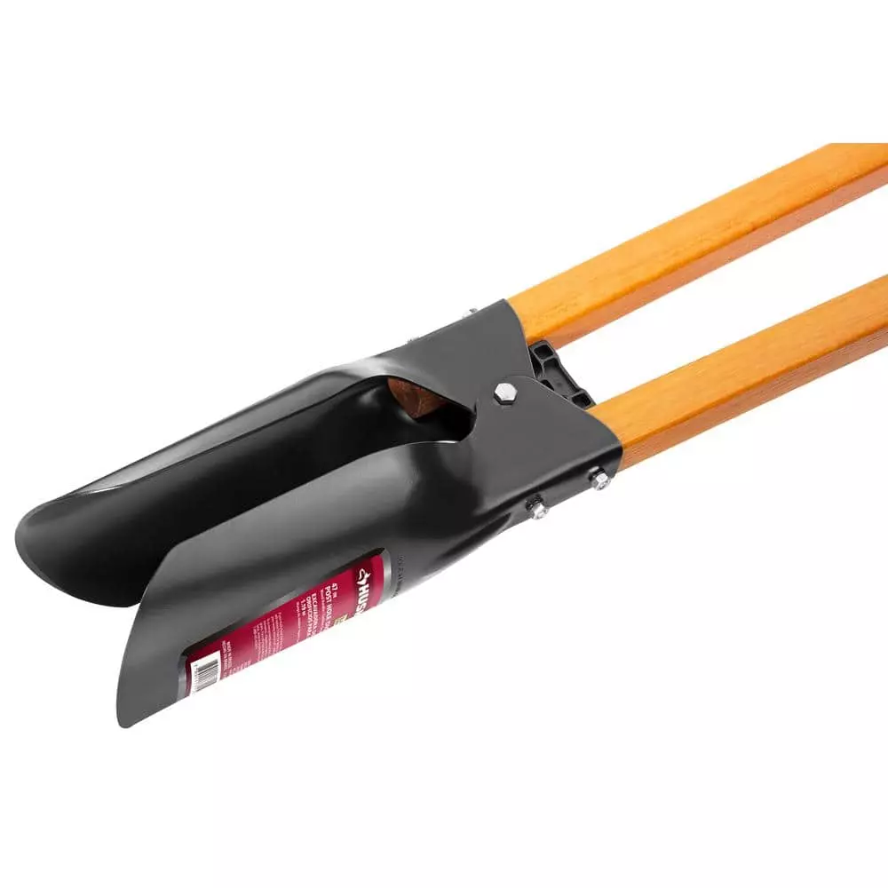 Husky 47 in. L Wood Handle Carbon Steel Post Hole Digger with Grip 4 Husky 47 in. L Wood Handle Carbon Steel Post Hole Digger with Grip - Image 2