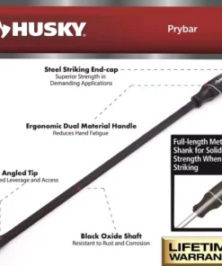 Husky Pry Bar Set (3-Piece) 13 Husky Pry Bar Set (3-Piece) -Deals Hand Tools Zone Store husky pry wrecking bar sets h3pcpryset e1 1000